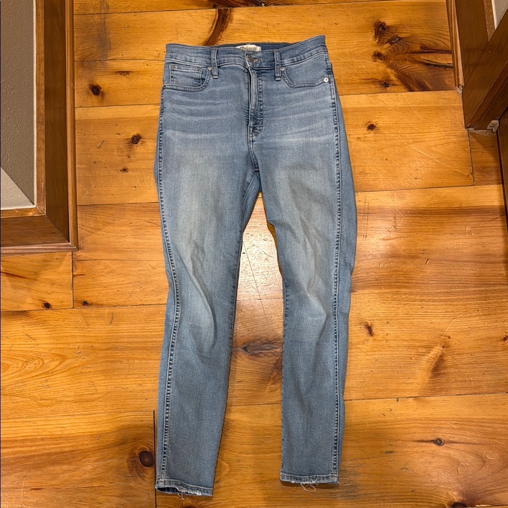 Madewell Women’s 10” High Rise Skinny Light Wash Jeans Size 27